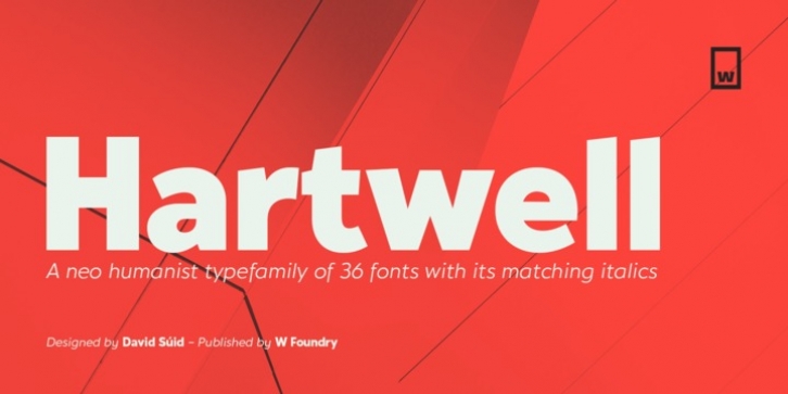Hartwell font preview