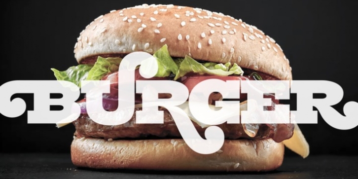 Burger font preview