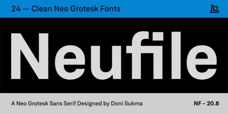 Neufile Grotesk font preview