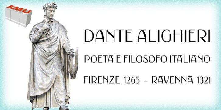 Dante Alighieri font preview