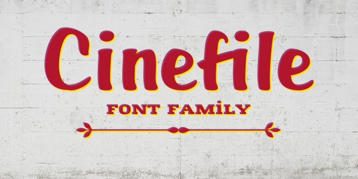 Cinefile font preview