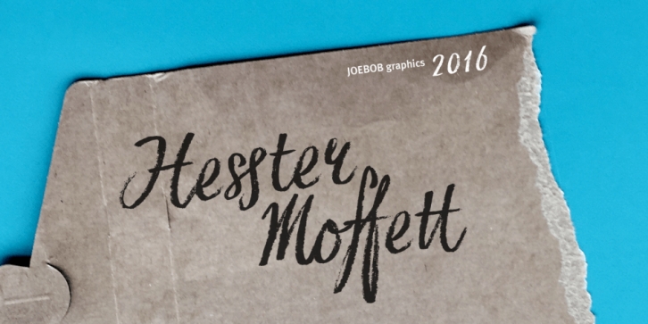 Hesster Moffett font preview