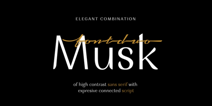 Musk font preview