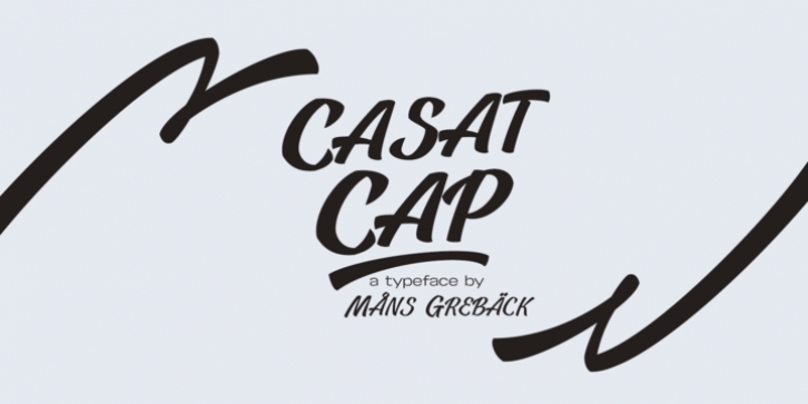Casat Cap font preview