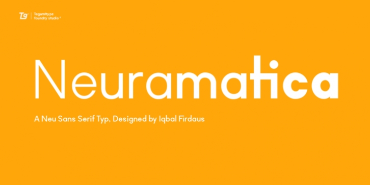 TG Neuramatica font preview