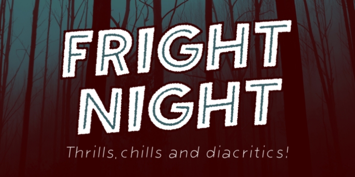 Fright Night font preview