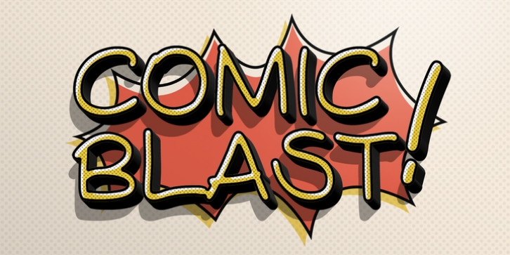 Comicblast font preview
