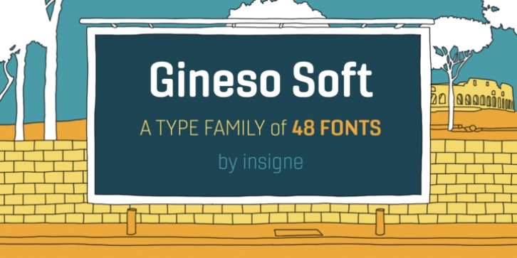 Gineso Soft font preview