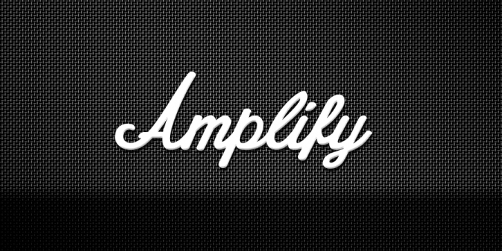 Amplify font preview