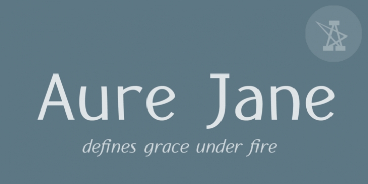 Aure Jane font preview