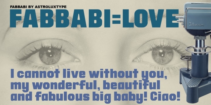 Fabbabi font preview