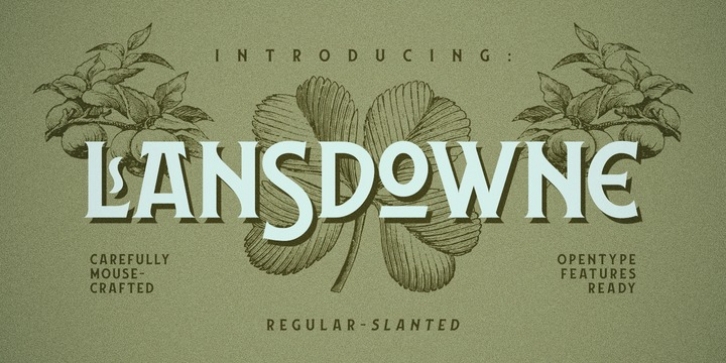 Lansdowne font preview