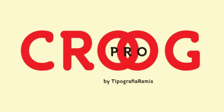 Croog Pro font preview