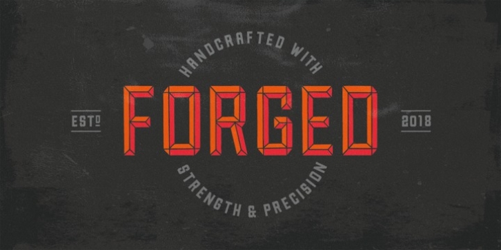 Forged font preview