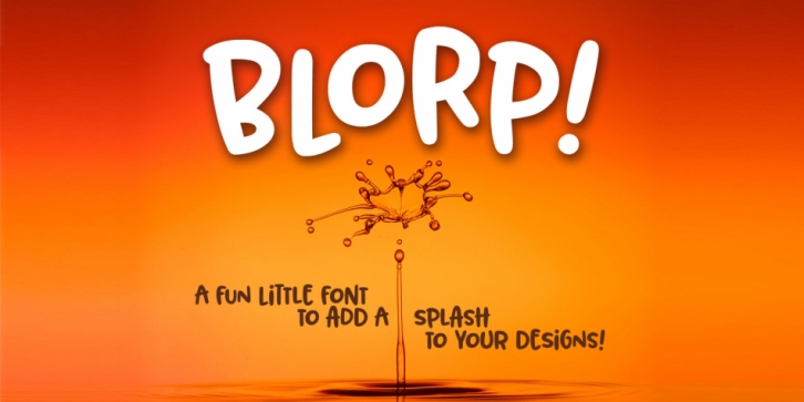 BLORP font preview