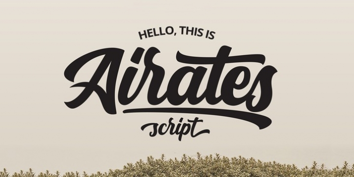 Airates Script font preview