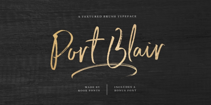 Port Blair font preview