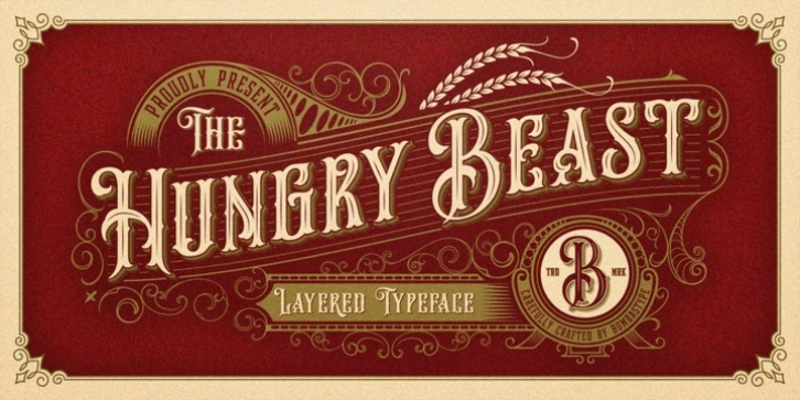 Hungry Beast font preview