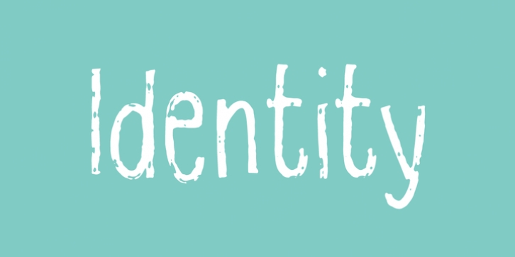 Identity font preview
