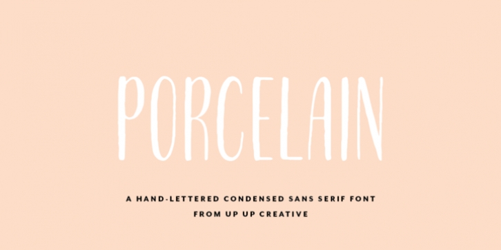 Porcelain font preview