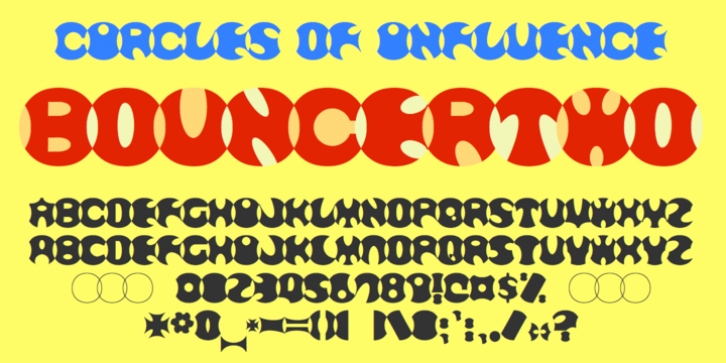 Bouncer font preview