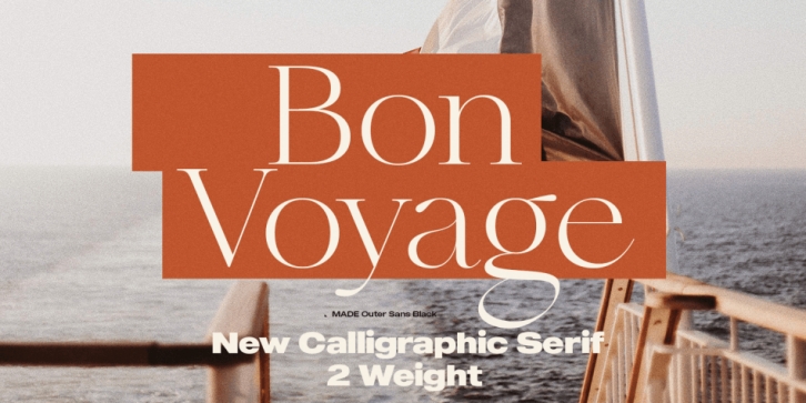 MADE Bon Voyage font preview