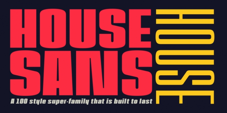 House Sans font preview
