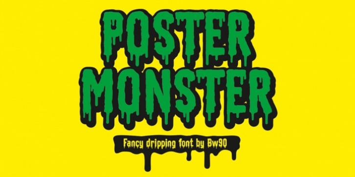 Poster Monster font preview