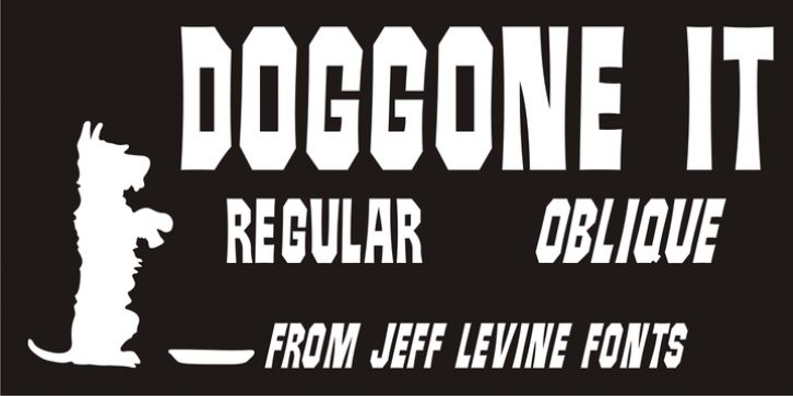 Doggone It JNL font preview