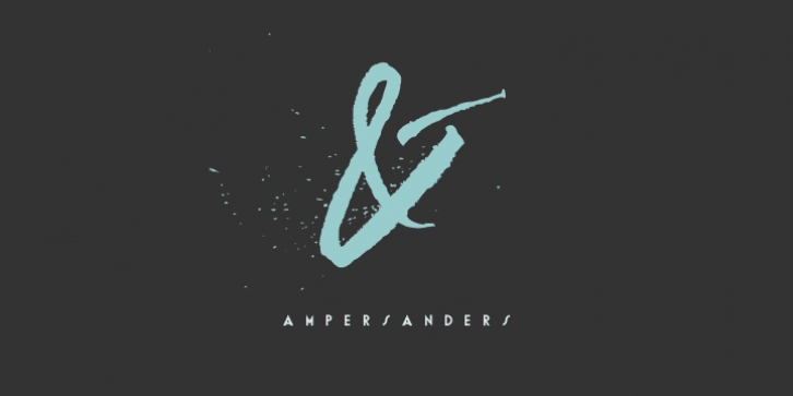 Ampersanders font preview