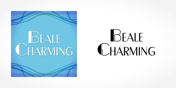 Beale Charming font preview