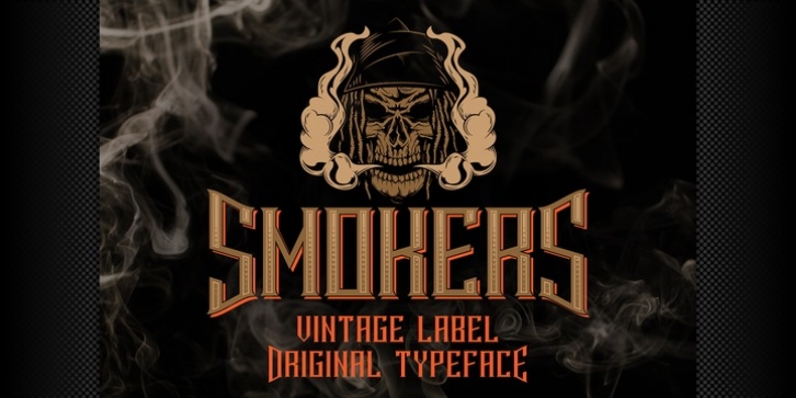Smokers font preview