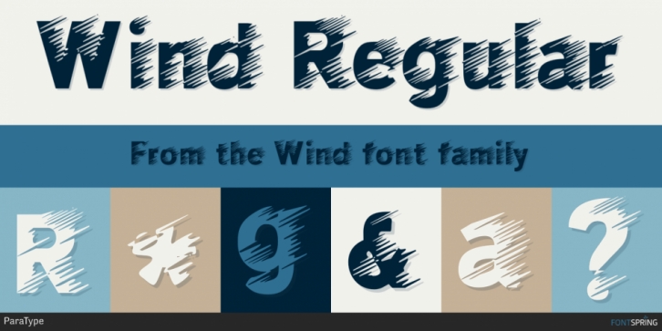 Wind font preview