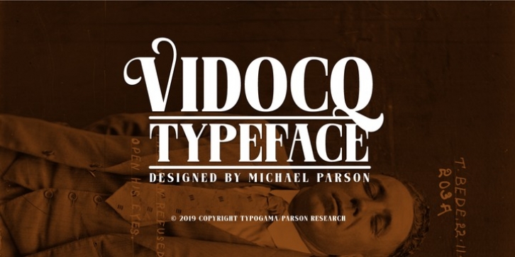 Vidocq font preview
