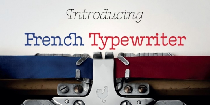 French Typewriter font preview