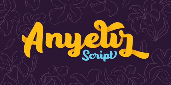 Anyelir Script font preview