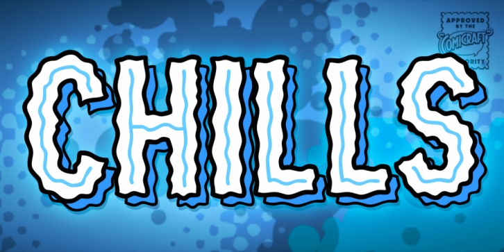 Chills font preview