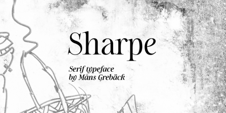 Sharpe font preview