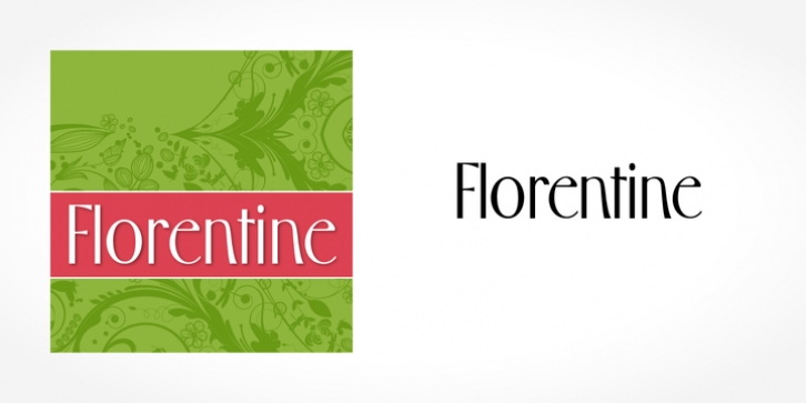 Florentine font preview