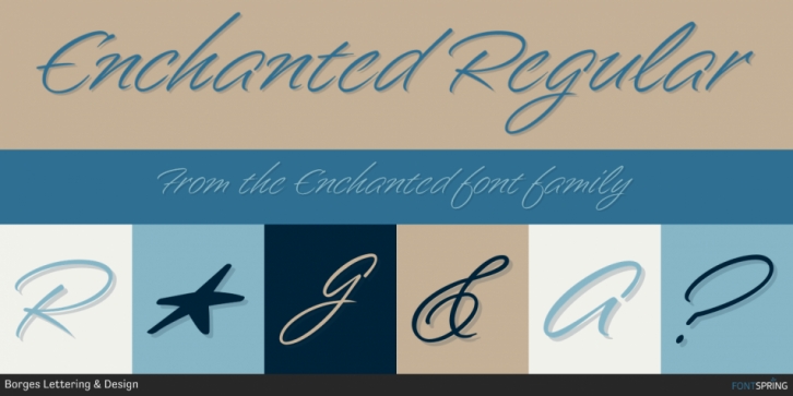 Enchanted font preview