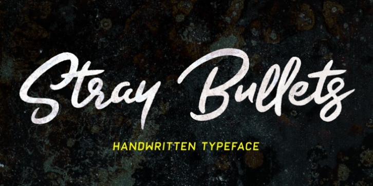 Stray Bullets font preview