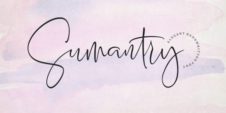 Sumantry font preview