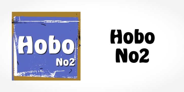 Hobo No2 font preview