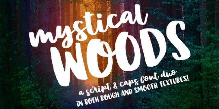 Mystical Woods font preview
