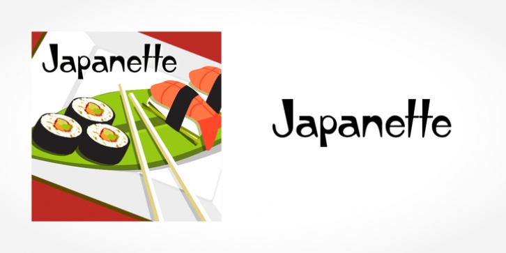 Japanette font preview