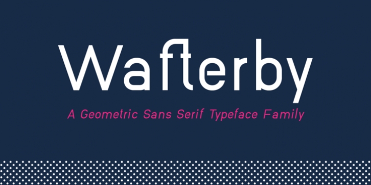 Wafterby font preview