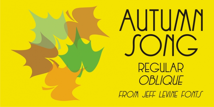 Autumn Song JNL font preview