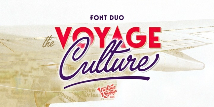 The Voyage Culture font preview