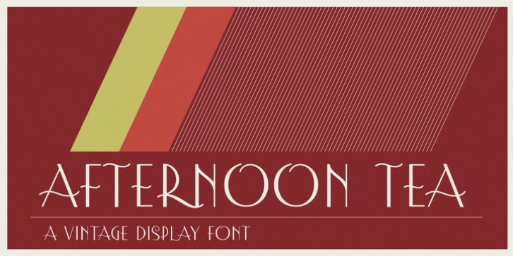 Afternoon Tea font preview