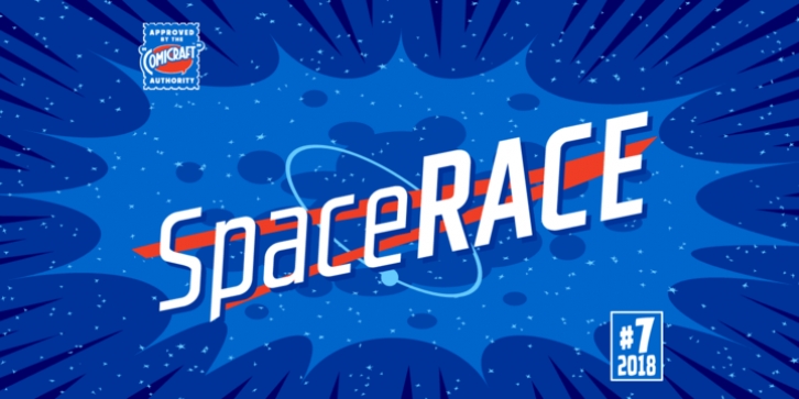 Space Race font preview